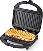 OSTBA Sandwich Maker, 2 Slice Grilled Cheese Maker with Non-stick Grill Plates, Indicator Lights, Cool Touch Handle, Easy to Clean and Store, 750W
