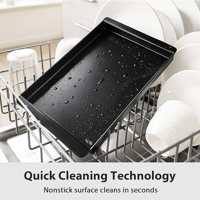 Utheer Ceramic Grill Griddle Insert for Geneis II Grills, Griddle Insert for Weber 7599, Fits Weber Genesis II 300/600 & Genesis 300 (2025+), Nonstick Griddle, Easy Clean, Rust-Resistant