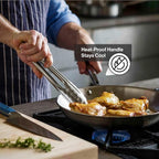 Misen 5-Ply Stainless Steel Cookware Set - Versatile, Dishwasher Safe - 12-Piece Set - 10" Skillet, 12" Skillet, 3 QT Saute Pan & 6 QT Rondeau + Lids, 2 QT & 3 QT Saucier + Lids, 8 QT Stockpot + Lid