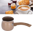 Non Stick Milk Pan, Mini Saucepan Coffee Warmer Boiling Pot Melting Pot Butter Warmer with Handle Stockpot