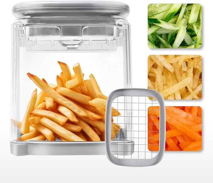 ZHANG XIAO QUAN SINCE 1628 Potato Slicer French Fry Cutter Veggie Chopper Cutter for Fries Potato Onion Cutter Food Chopper Manual Hand Vegetable Cutter Dicer (1 Blade)