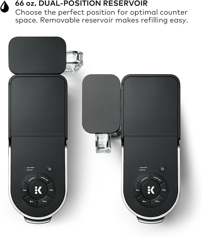 Keurig K-Supreme Single Serve K-Cup Pod Coffee Maker, MultiStream Technology, 4 Brew Sizes, 66oz Dual-Position Removable Reservoir, Black