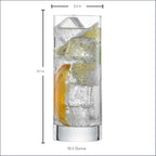 ZWIESEL GLAS Paris Long Drink Glass 11 Ounce (Set of 6), Drinking Glasses for Long Drinks, Dishwasher-Safe Tritan Crystal Glasses, Made in Germany