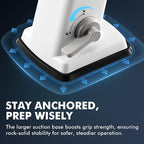 Geedel Rotary Cheese Grater - Upgraded Vegetable Shredder with 4 Interchangeable Blades, Easy to Clean Cheese Shredder with Handle, Kitchen Grater Nuts Grinder for Cutting Cheese, Vegetable, Nuts