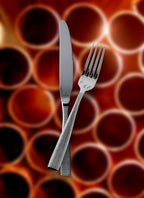 Fortessa Ringo 18/10 Stainless Steel Flatware Table Fork, Set of 12