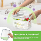 TBMax Fruit Storage Containers for Fridge, 6 Pcs Produce Saver with Colander for Rinsing, Berry Containers Lettuce Keeper Refrigerator Organizers Airtight Food Storage with Lid