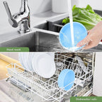 Silicone Egg Bites Molds - 2Pcs Air Fryer & Microwave Egg Maker Pan, 4 inch Reusable, Dishwasher Safe (Blue)