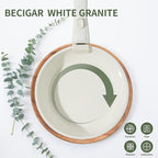 8pcs Ceramic Pots and Pans Set, Non Stick Cookware Set, Detachable Handle Cookware, Induction Kitchen Cooking Set with Removable Handle,Oven Safe, Induction Fast, Stackable Cookware Set