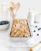 Disposable Loaf Pans With Lids Bakeware Set, 2lb, 55 Pack, 8.5x4.5 Heavy-duty Aluminum Foil Bread pan, Food Storage Container, Perfect for Baking, Storing & Take-out