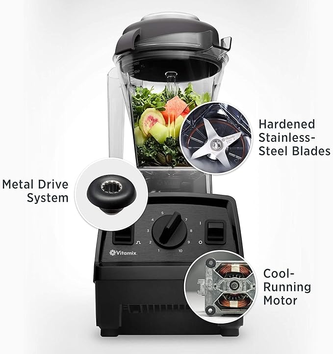 Vitamix Explorian Series E310 Blender, Professional-Grade, 48 oz. Container, Red