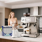 Replacement Water Filter for Breville Espresso Machine Barista Touch Bes880, Barista Pro BES878, Oracle Touch BES990, Oracle BES980, Dual Boiler BES920 Bambino ClaroSwiss Sage, Pack of 4