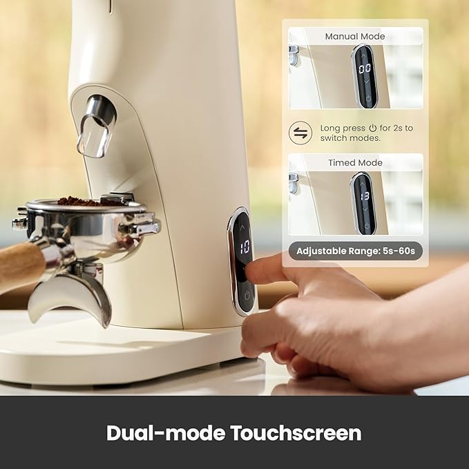 Espresso Machine & Electric Coffee Grinder Bundle for Cappuccino, Latte
