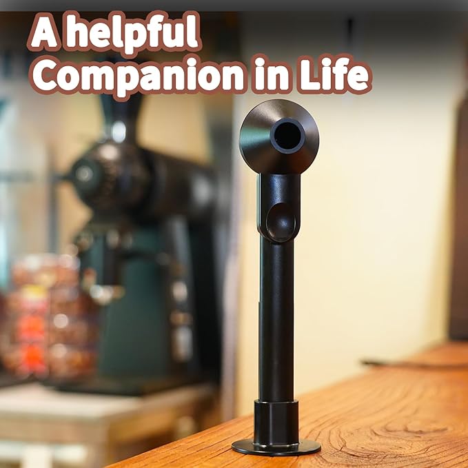 Coffee Scoop with Funnel for Ground Coffee, Protein Powder & Tea, for Reusable K-Cup Refiller, 2TBSP Mess-Free, Funnel Design Prevents Spills (Black, 2-Pack)