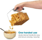 Polder Handle-It Canister, BPA-Free Plastic, Stackable Storage Canister, Air-Tight Food Storage Container, Canister for Kitchen Organization and Storage, 2.75-Quart