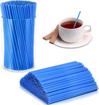 500 Pcs Royal Blue Coffee Stir Sticks Set Acrylic Coffee Stirrers Holder Dark Blue Coffee Stirrers Plastic Stir Straws for Coffee Milk Cocktail Drinks Home Kitchen Christmas Party Supplies