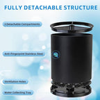 Utensil Holder,Extra Large Utensil Holder for Kitchen Counter, Silverware Organizer, Stainless Steel Storage Cooking Caddy Flatware Spoon Spatula Tool Cutlery Container(2 Set)