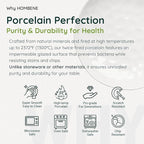 Soup Bowls, 7 Inch Oatmeal Bowls, Kitchen Bowl Set, Microwave and Dishwasher Safe, Scratch Resistant, Set of 2