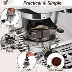 54mm Dosing Funnel Compatible with Breville Barista and Bambino Espresso Machines, Espresso Dosing Tools No Coffee Grounds Spill Over