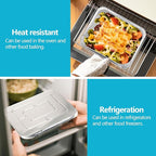 9x13 Thickened Aluminum Foil Pans, 20Pack Extra Deep Disposable Aluminum Pans for Roasting, Baking, Cooking, Food Prep, Chafing, Steam Table, Oven, Cake, and Party Catering.