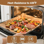 360 Count 12"x 16" Heavy Duty Parchment Paper Sheets for Baking, No-Stick & No-Leak Unbleached Baking Paper, Pre-cut Half Parchment Paper Sheets for Oven, Air Fryer, Microwave