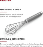 KitchenAid Classic Utility Whisk, One Size, Gray, 10.5-Inch