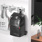 Wall Mounted Coat Rack-3 Hooks, Heavy Duty Stainless Steel Hook Rail for Towel Coat Hat Purse Bag Jacket, Towel Hooks for Entryway Bathroom Kitchen (Silvery 3 Hooks - 1 Pack)