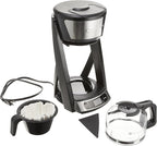 BUNN HB Heat N Brew Programmable Coffee Maker, 10 cup, Stainless Steel, 46500.0003