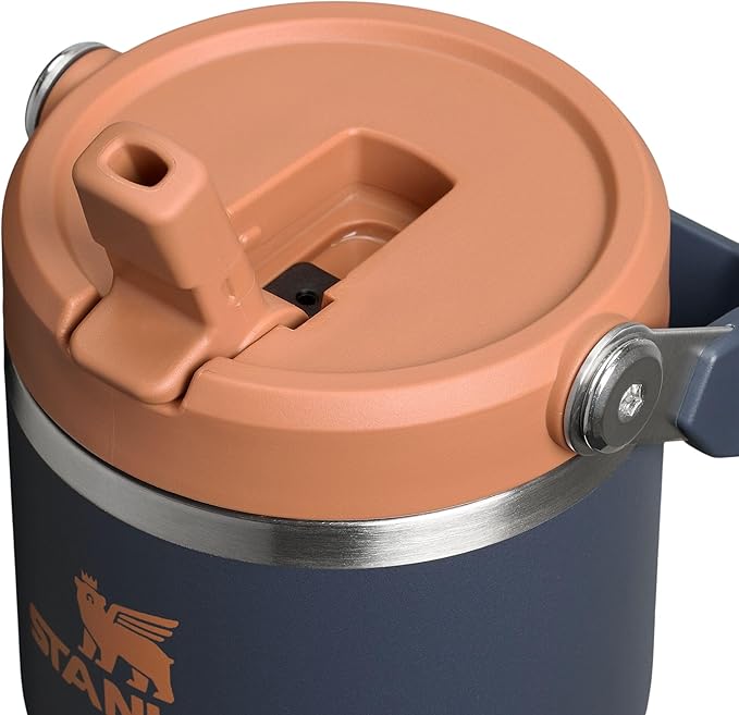 Stanley IceFlow 2.0 Flip Straw Tumbler with Handle 20 oz | Twist On Lid and Flip Up Straw | Leak Resistant Water Bottle | Insulated Stainless Steel | BPA-Free | Twilight