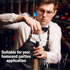 Honoson Wine Keys Opener Travel Corkscrew Wine bottle Opener Waiter Beer Bartender for Home Office Kitchen Restaurant Bar Applications (Black,30 Pcs)