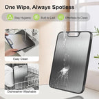 Titanium Cutting Board for Kitchen,Double Sided FoodGrade,Pure Titanium&Wheat Straw PP,Non-Toxic,Non-Slip,Dishwasher Safe,Ideal for Meat,Vegetables,Fruit