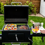 VEVOR Reversible Grill/Griddle, 17x10'' Pre-Seasoned Cast Iron Griddle, Rectangular Double Burner Griddle Pan, Non-Stick Family Pan Cookware with Handles, Flat Top Plate for BBQ, Gas Grill, Black