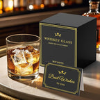 Personalized Whiskey Glasses Gifts for Men, Monogrammed Engraved A-Z 10.6 oz Rocks Glass Customized Gift, Unique Christmas Birthday Gifts for Men Him Dad Husband Brother Son (A)