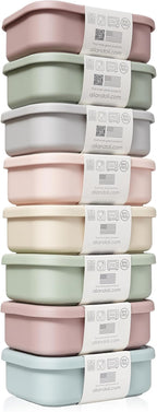 Ali+Oli Silicone Bento Box (Mermaid) Lunch Box for Kids, Toddlers, Preschoolers & Adults | BPA-Free and Spill-Proof | Ideal for School, and On-the-Go Meals| Perfect for Lunch, Snacks, and Meals