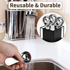 3PCS Tablespoon Measuring Spoon Stainless Steel, Metal Coffee Measuring Spoon Coffee Bean Scoop Short Handle Tablespoon Scoop for Powder Milk Tea Sugar Juice Olive Oil Kitchen Gifts, 15 ml Silver