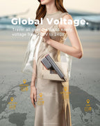 G2 Pro Smart Handheld Steamer for Clothes – Global Voltage Adaptation, Palm-Sized & Lightweight (0.8lb), Dual Steam Modes, Easy Wrinkle Remover, Auto Shut-Off, for Travel & Home (100-240v)