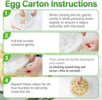 HAKSEN Deviled Egg Containers with Lid, 3PCS Deviled Egg Platter Carrier Holder Trays with 66 Slots for Party and Home Kitchen, Clear