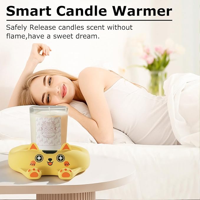 PUSEE Coffee Mug Warmer Auto Shut Off, 3 Temp Coffee Warmer for Desk, Candle Warmer Plate Safely Melt The Candle Releases Scents,Enjoy Your Warm Coffee Tea,Coffee Gifts for Women Men