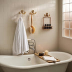 Coat Hooks Wall Hooks for hanging - 15 pack Bronze Double Prong Hook Wall Mounted - Great for Living Room, Bedroom, Entryway, Closet for Coat, Bag, Towel, Hat, Key, Cup, Heavy-Duty, Easy to Install