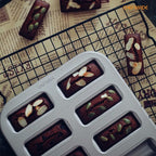 CHEFMADE Financier Cake Pan, 10-Cavity Non-Stick Rectangle Muffin Pan Biscuits Cookies Bakeware for Oven Baking (Champagne Gold)