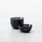 Fortessa Los Cabos Glass Dinnerware Collection, Cereal Salad Fruit Bowl (Set of 4), 6 Inch/ 21 Ounce, Shadow