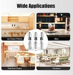 Milkshake Maker Three Head Electric Drink Mixer Commercial Milkshake Blender, 180W Stainless Steel Smoothie Mixer For Making Yogurt, Milk, Cocktails, Smoothies(Three Head,180W)