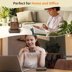 VOBAGA Coffee Mug Warmer & Mug Set, Coffee Cup Warmer with Auto Shut Off & 3 Temperature Settings for Desk Home Office, Coffee Warmer for Cocoa Milk Candles, Christmas Birthday Gifts for Women and Men