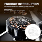 DGB-500GLID Clear Grinder Lid Replacement for Cuisinart Coffee Maker Parts & Accessories, Compatible with Coffee Grinder Replacement Parts Models DGB-500,DGB-500BK,DGB-600,DGB-625,DGB-650,DGB-600BCC