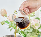 Ackers Mirror Scale Glass Measuring Cup-[Insulated handle | V-Shaped Spout]-Made of High Borosilicate Glass Measuring Cup for Kitchen or Restaurant, Easy to Read, 250 ML (8 Oz, 1 Cup)