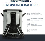 Magnetic Backpack Cooler Bag, Cold Retention Soft Coolers 30 Can Insulated Soft Sided Cooler with Waterproof Bag