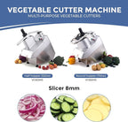 TK Universal Disc Replacement for Half and Round Hopper - Vegetable Chopper - Slicer 8mm for Slicing