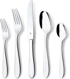 Modern Silverware Set, 18/10 Stainless Steel Flatware, Mirror Finish, Dishwasher Safe, Elegant Cutlery for Home and Dining, Built to Last (40-Piece, Razzoli)