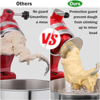 Food-Grade Stainless Steel Dough Hook for Kitchenaid Stand Mixer, Fits 4.5-5Qt Tilt-Head Stand Mixer attachments for kitchenaid mixer, Dough Hook for Kitchenaid Mixer Attachments, Dishwasher Safe