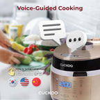CUCKOO CRP-EHSS0309FG 3-Cup (Uncooked) / 6-Cup (Cooked) Induction Heating Pressure Rice Cooker with Nonstick Inner Pot, 16 Menu Modes, Fuzzy Logic Tech, 3 Voice Guide, Auto Clean (Gold)