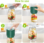 M11 Electric Mason Jar Vacuum Sealer Kit - Vacuum Sealer for Wide & Regular Mouth Canning Jars